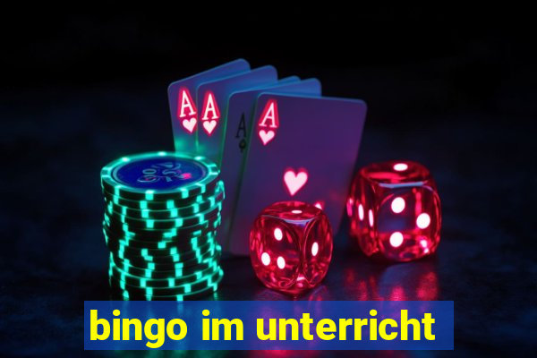 bingo im unterricht