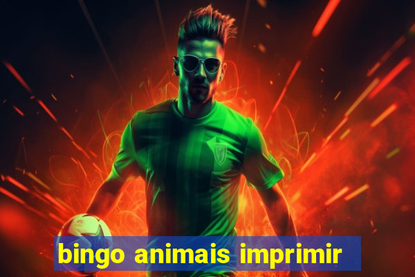 bingo animais imprimir