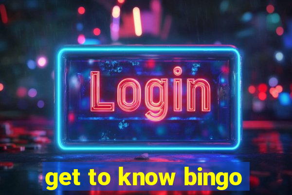 get to know bingo