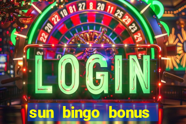 sun bingo bonus terms and conditions