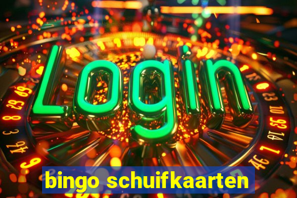 bingo schuifkaarten