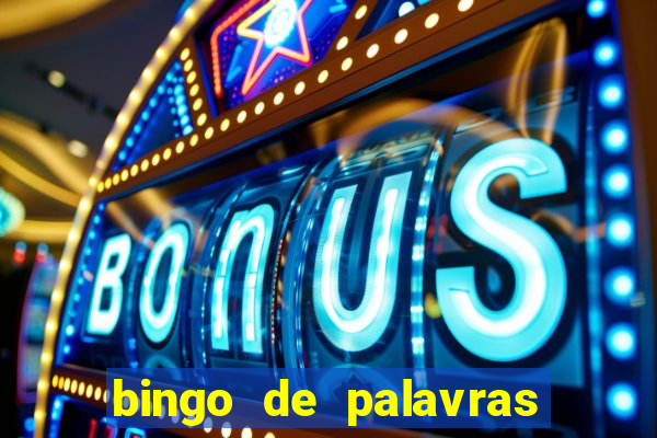 bingo de palavras cha de bebe