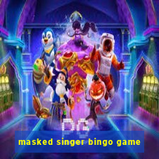 masked singer bingo game