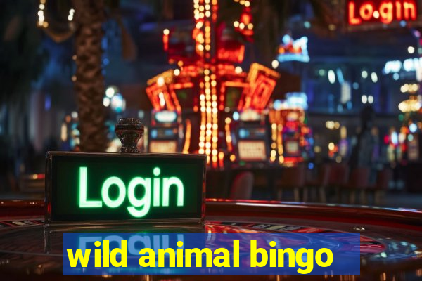 wild animal bingo