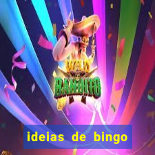 ideias de bingo para o natal