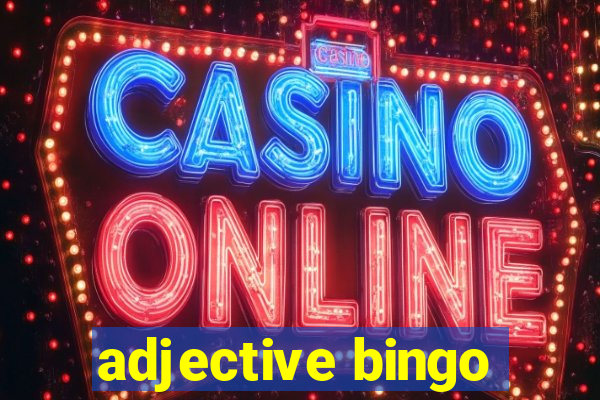 adjective bingo