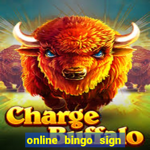 online bingo sign up bonus