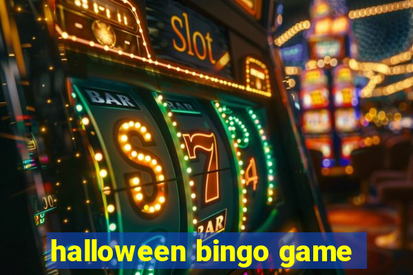 halloween bingo game