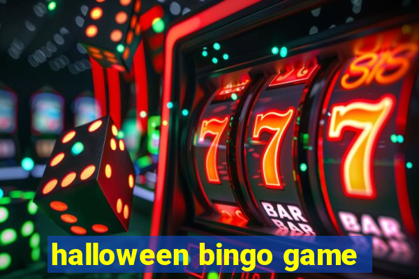 halloween bingo game