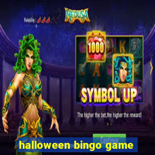 halloween bingo game