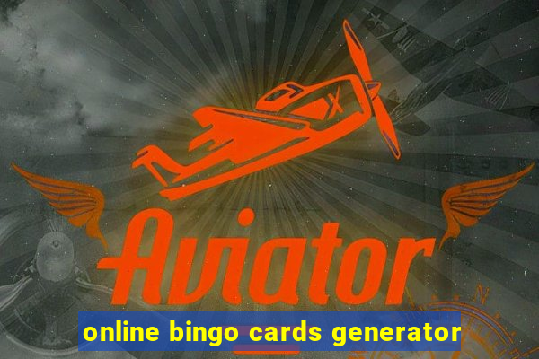 online bingo cards generator