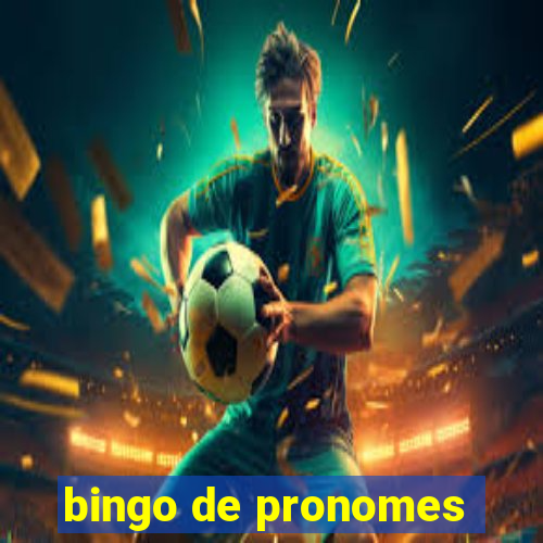 bingo de pronomes