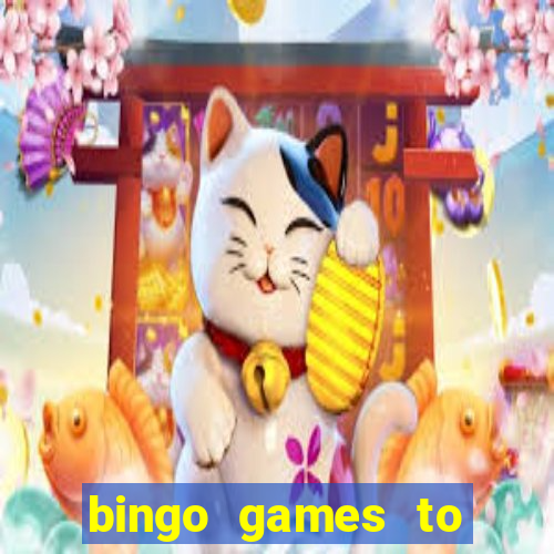 bingo games to play for free