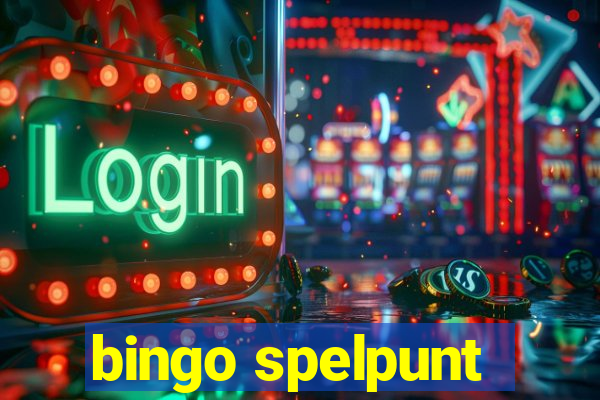 bingo spelpunt