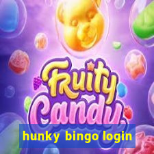 hunky bingo login