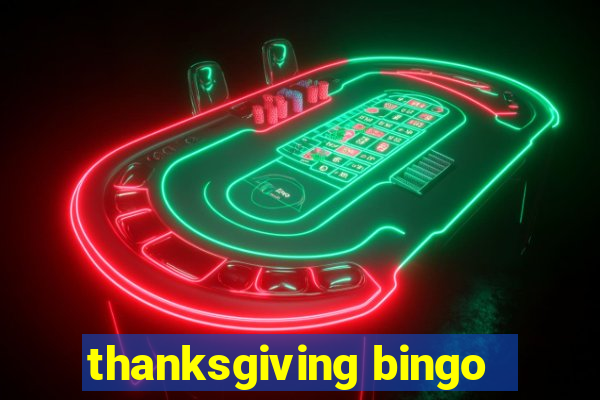 thanksgiving bingo