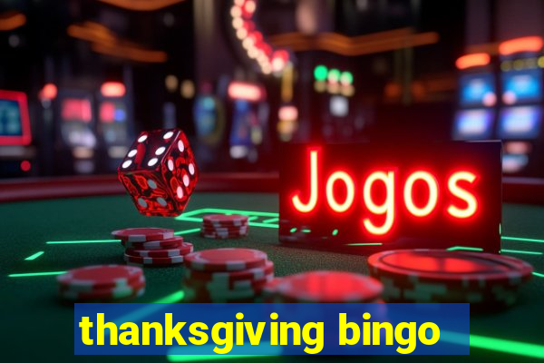 thanksgiving bingo