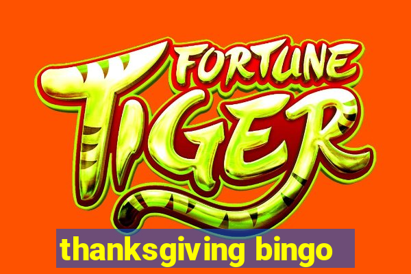 thanksgiving bingo