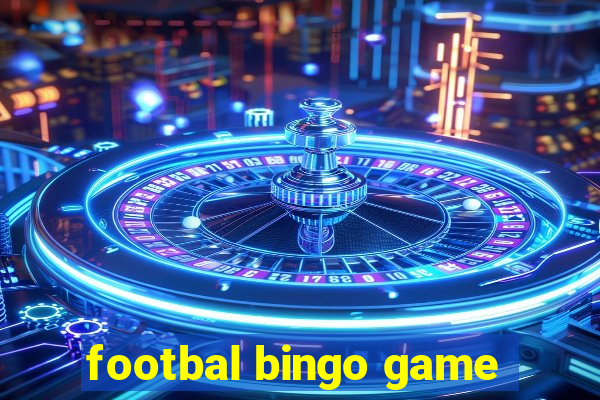 footbal bingo game