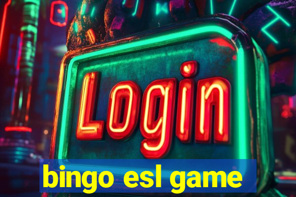 bingo esl game