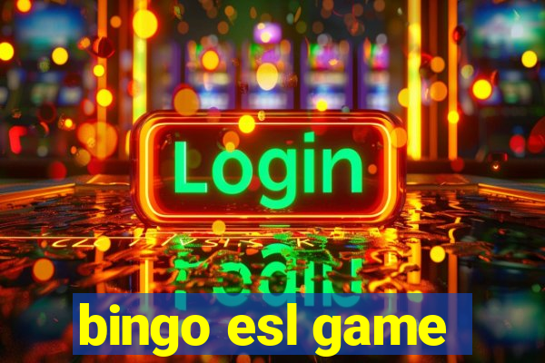 bingo esl game