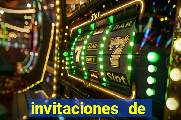 invitaciones de bingo para editar