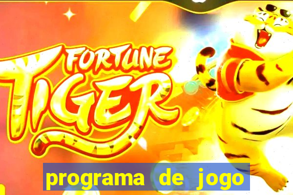 programa de jogo de futebol