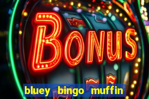 bluey bingo muffin and socks