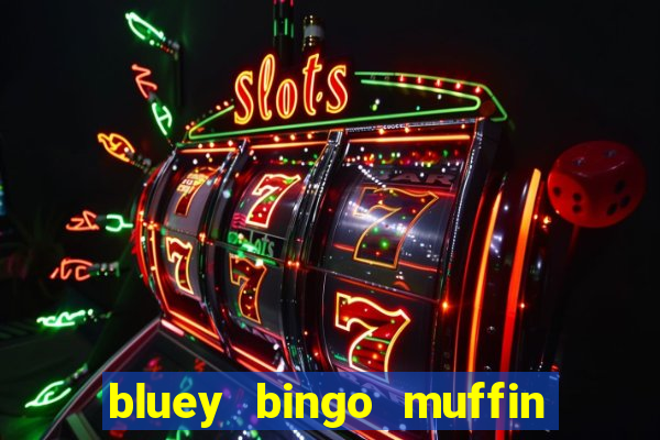 bluey bingo muffin and socks