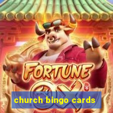 church bingo cards