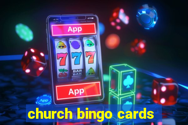 church bingo cards