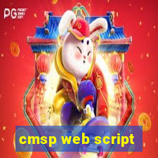 cmsp web script