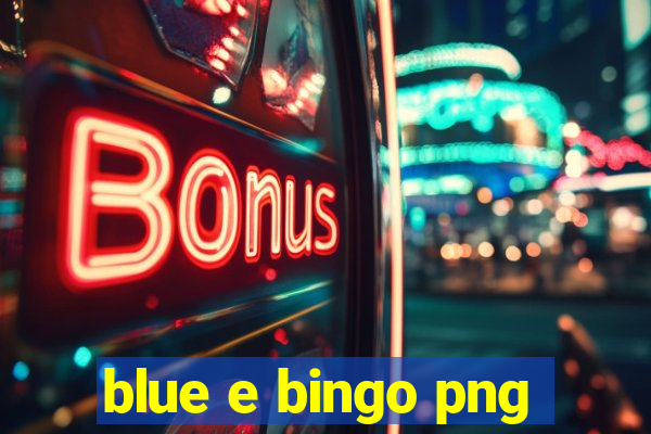 blue e bingo png