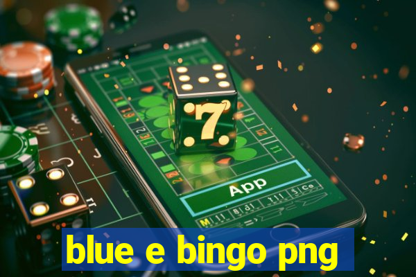 blue e bingo png