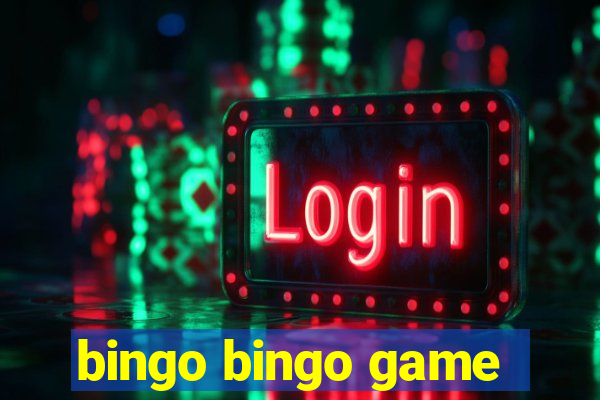 bingo bingo game