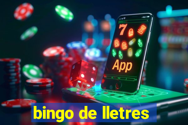 bingo de lletres