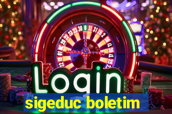 sigeduc boletim