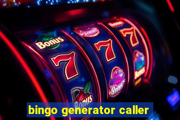 bingo generator caller