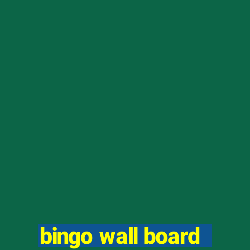 bingo wall board