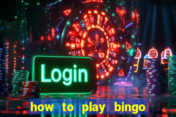 how to play bingo bonus scratch card