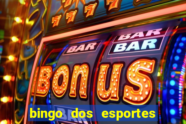 bingo dos esportes para imprimir