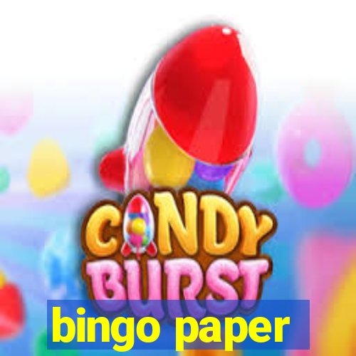 bingo paper