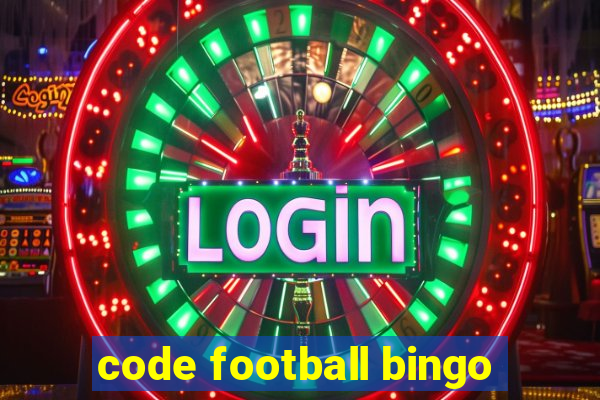 code football bingo