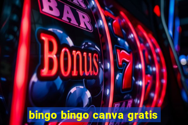 bingo bingo canva gratis