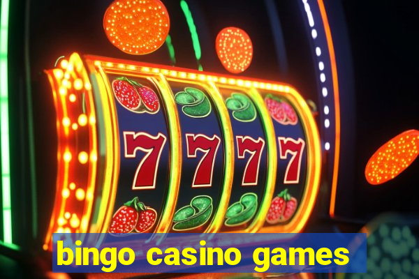 bingo casino games