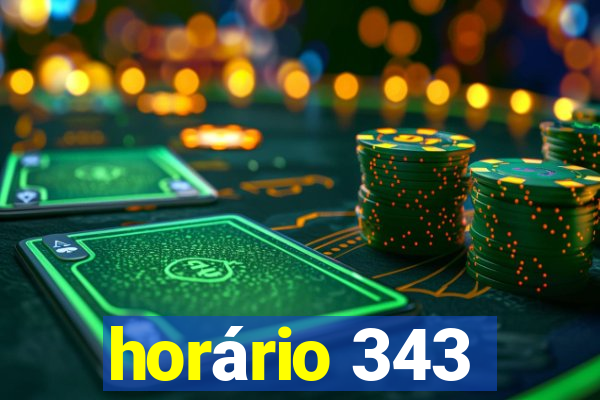 horário 343