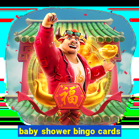 baby shower bingo cards