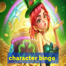 character bingo