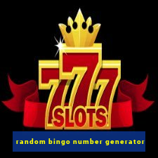 random bingo number generator