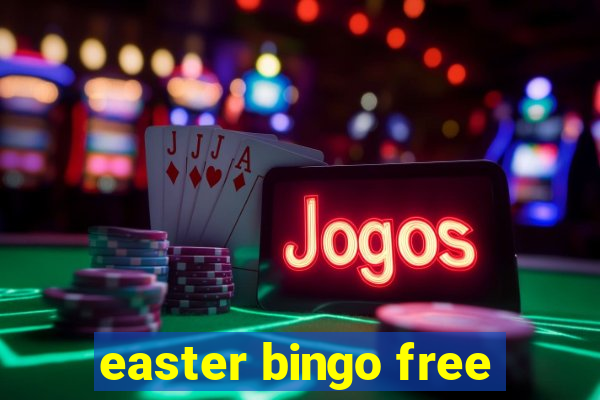 easter bingo free